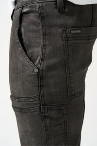 SERENEDE RAIN Stacked Jeans (GREY)
