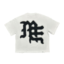 Load image into Gallery viewer, MIXED EMOTIONS White End Rhinestone Tee