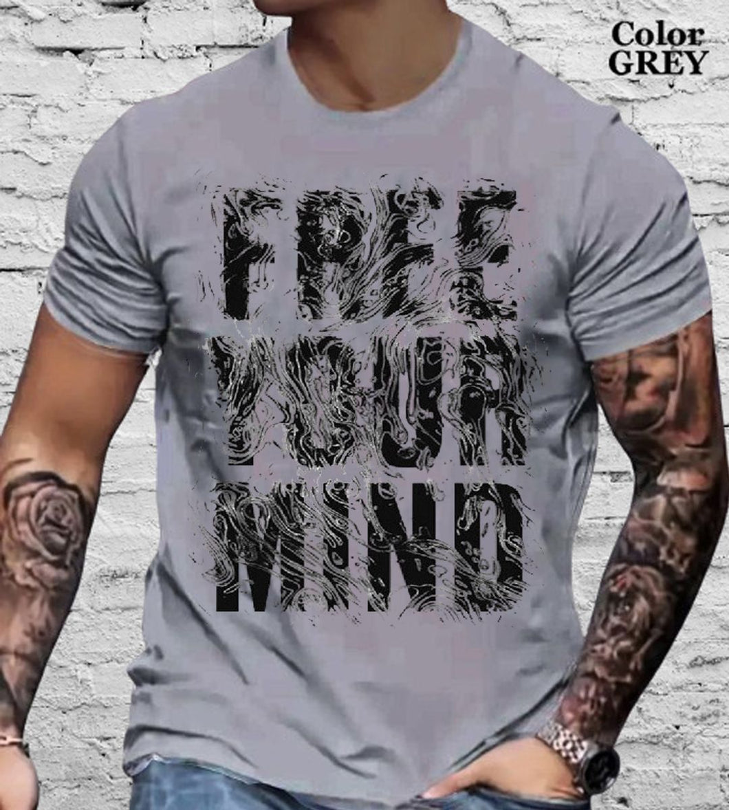 DZTR MENS TEE - FREE YOUR MIND