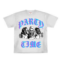 Load image into Gallery viewer, RICH DEAD IDOLS PARTY TIME HEAVYWEIGHT TEE WHITE