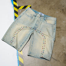 Load image into Gallery viewer, DUAA BOOMING U STONE BLUE DENIM SHORT