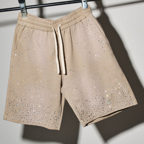 DUAA ENLIGHTEN BEIGE STONE SWEAT SHORT