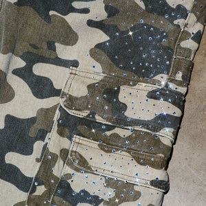 DUAA CREATIVE GREEN CAMO CARGO