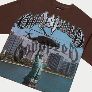 Godspeed JFK to MIA (Mocha Wash)
