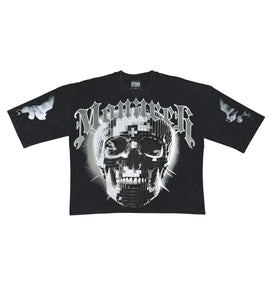 Stray 3/4 sleeve tee (BLACK)