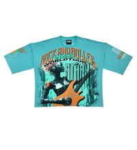 Load image into Gallery viewer, Stray 3/4 sleeve tee (TEAL)
