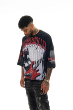 Load image into Gallery viewer, Stray 3/4 sleeve tee (BLACK)