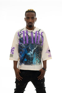 Stray 3/4 sleeve tee (NATURAL)