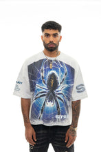 Load image into Gallery viewer, Stray wide &amp; crop fit tee (LIGHT GREY)