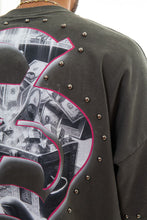 Load image into Gallery viewer, Stray wide &amp; crop fit tee (Charcoal)