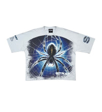 Load image into Gallery viewer, Stray wide &amp; crop fit tee (LIGHT GREY)