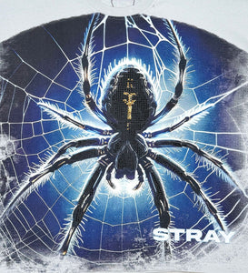 Stray wide & crop fit tee (LIGHT GREY)