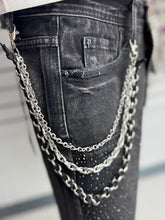 Load image into Gallery viewer, DRUNZ METAL BLK WALLET CHAIN