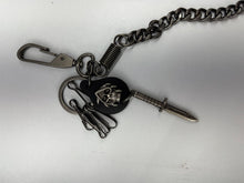 Load image into Gallery viewer, DRUNZ METAL SKULL FACE POCKET CHAIN