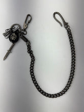Load image into Gallery viewer, DRUNZ METAL SKULL FACE POCKET CHAIN