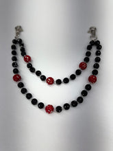 Load image into Gallery viewer, DRUNZ BLCK RED W DOTS WALLET CHAIN