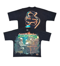 Load image into Gallery viewer, Stray Stay solid wide &amp; crop fit tee (Black)