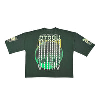 Load image into Gallery viewer, Stray Ride or die 3/4 sleeve tee (Dark Green)