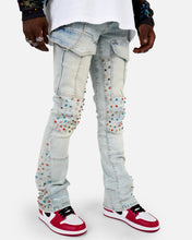 Load image into Gallery viewer, PREME STACKED FLARE (INDIGO)