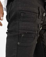 Load image into Gallery viewer, PREME STACKED FLAIR MULTI WAISTBAND (BLACK)