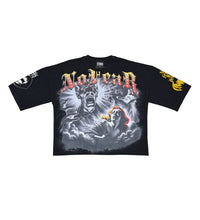 Load image into Gallery viewer, Stray No fear 3/4 sleeve tee (Black)