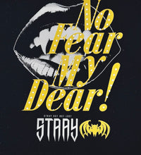 Load image into Gallery viewer, Stray No fear 3/4 sleeve tee (Black)
