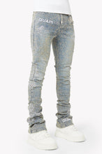 Load image into Gallery viewer, GUAPI Vintage Blue Distressed Cross Denim