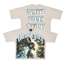 Load image into Gallery viewer, Stray Stray wide &amp; crop fit tee (Bone)
