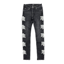 Load image into Gallery viewer, Mixed Emotions Monogram Denim Black Wash