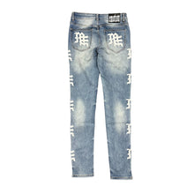Load image into Gallery viewer, Mixed Emotions Monogram Denim Blue Wash