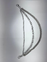 Load image into Gallery viewer, DRUNZ 3 LAYER SILVER WALLET CHAIN