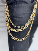Load image into Gallery viewer, DRUNZ GOLD 3 LAYER WALLET CHAIN