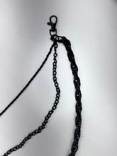 Load image into Gallery viewer, DRUNZ 3 LAYER BLK WALLET CHAIN