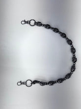 Load image into Gallery viewer, DRUNZ BLK SKELETON WALLET CHAIN