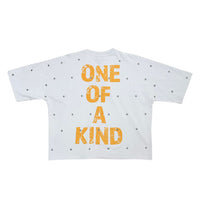 Load image into Gallery viewer, Stray One of a kind wide &amp; crop fit tee (Light Grey)