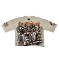Load image into Gallery viewer, Stray Fear not 3/4 sleeve tee (Desert)