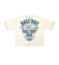 Load image into Gallery viewer, Stray Motivations wide &amp; crop fit tee (Natural)
