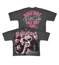 Load image into Gallery viewer, Stray Motivations wide &amp; crop fit tee (Charcoal)