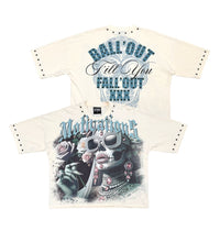 Load image into Gallery viewer, Stray Motivations wide &amp; crop fit tee (Natural)