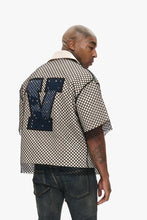 Load image into Gallery viewer, Valabasas "VEGAPUNK" FISHNET BUTTON DOWN (VEGAPUNK - OFF WHITE)