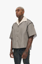 Load image into Gallery viewer, Valabasas "VEGAPUNK" FISHNET BUTTON DOWN (VEGAPUNK - OFF WHITE)