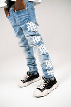 Load image into Gallery viewer, Mixed Emotions Monogram Denim Blue Wash