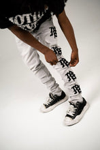 Load image into Gallery viewer, Mixed Emotions Monogram Denim Grey Wash