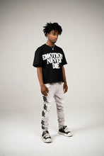 Load image into Gallery viewer, Mixed Emotions Monogram Denim Grey Wash