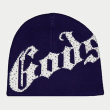 Load image into Gallery viewer, Godspeed OG Logo Studded Beanie (Navy/White)