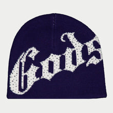 Load image into Gallery viewer, Godspeed OG Logo Studded Beanie (Navy/White)