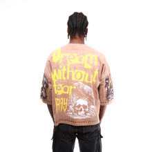 Load image into Gallery viewer, Stray Dream without fear 3/4 sleeve tee (Chestnut)