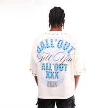 Load image into Gallery viewer, Stray Motivations wide &amp; crop fit tee (Natural)