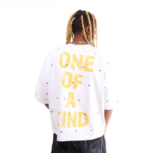 Load image into Gallery viewer, Stray One of a kind wide &amp; crop fit tee (Light Grey)