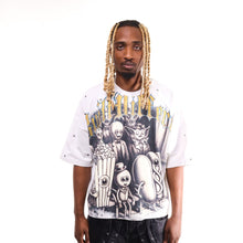 Load image into Gallery viewer, Stray One of a kind wide &amp; crop fit tee (Light Grey)